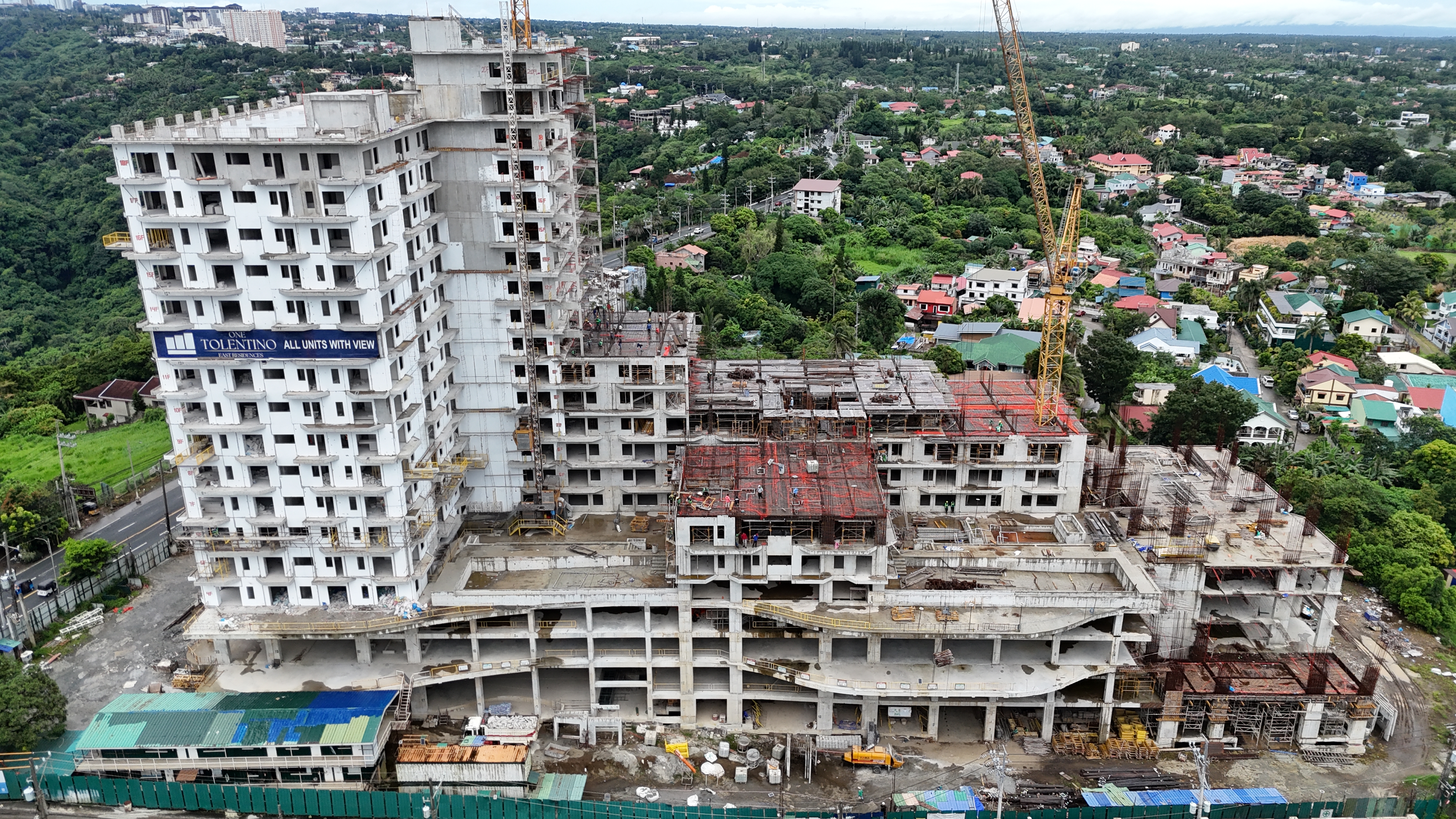 One Tolentino East Residences September 2025 Site Progress
