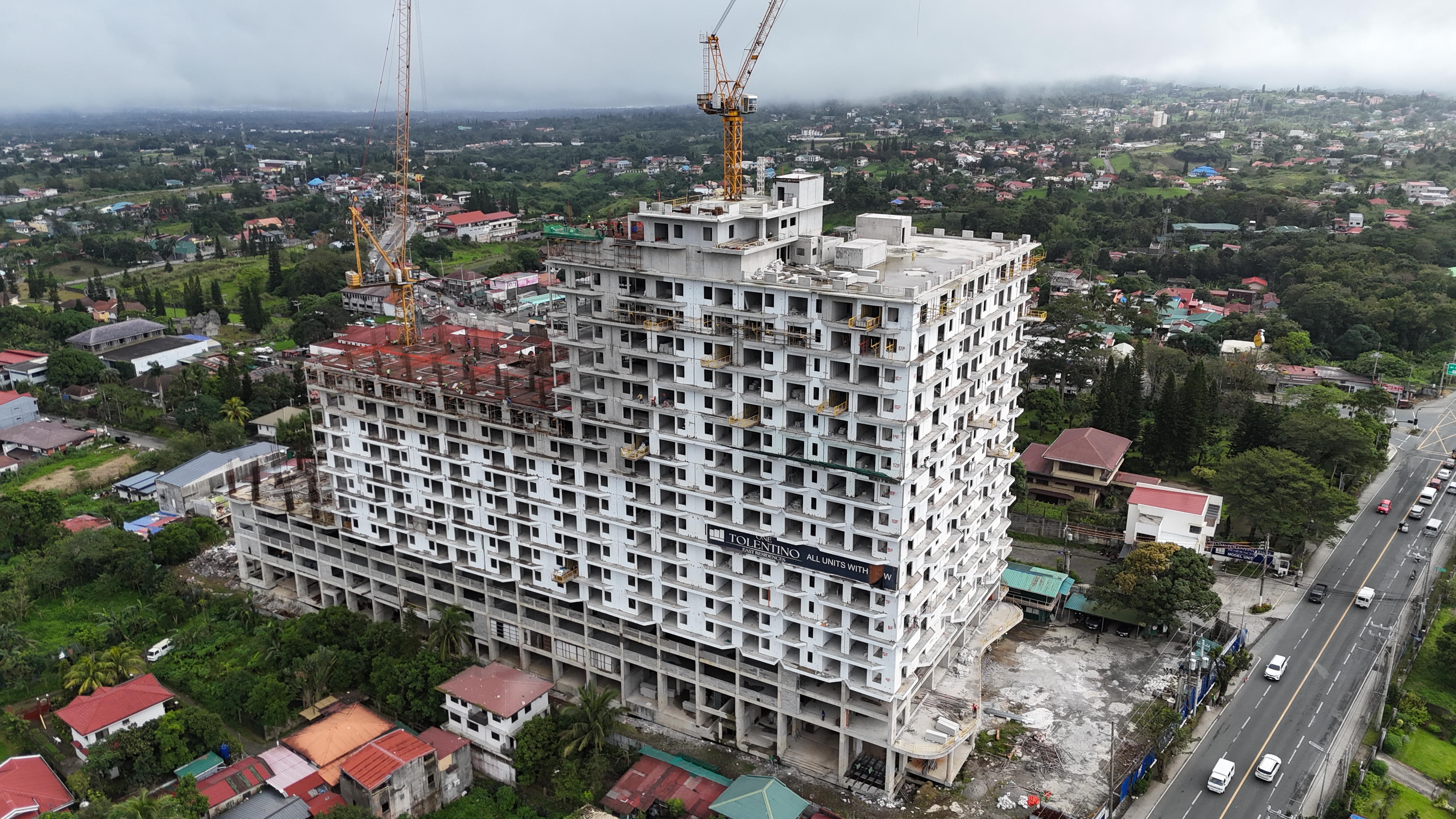One Tolentino East Residences Site Progress - November 2025