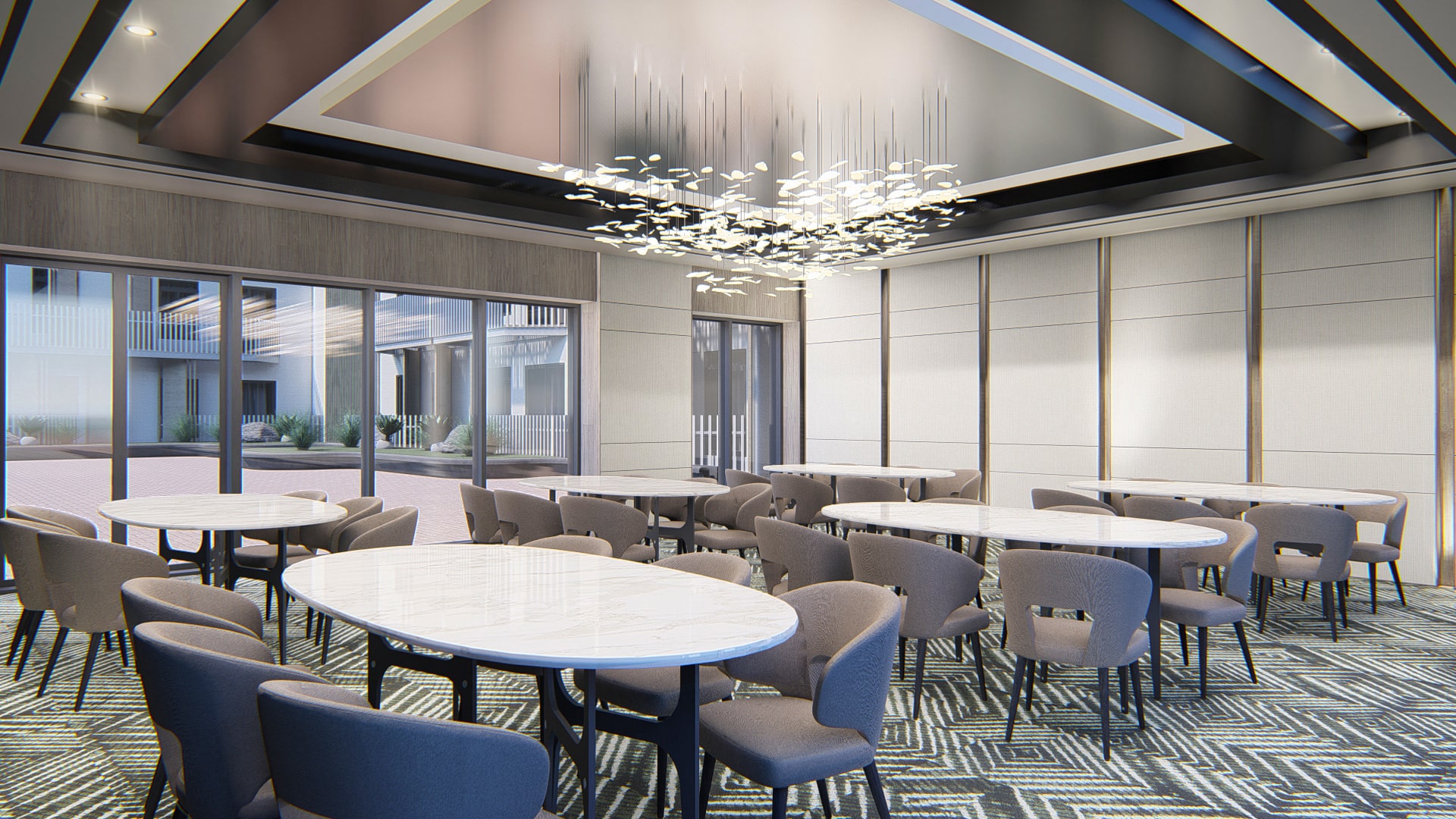 One Tolentino East Residences Condo in Tagaytay Amenities Function Room