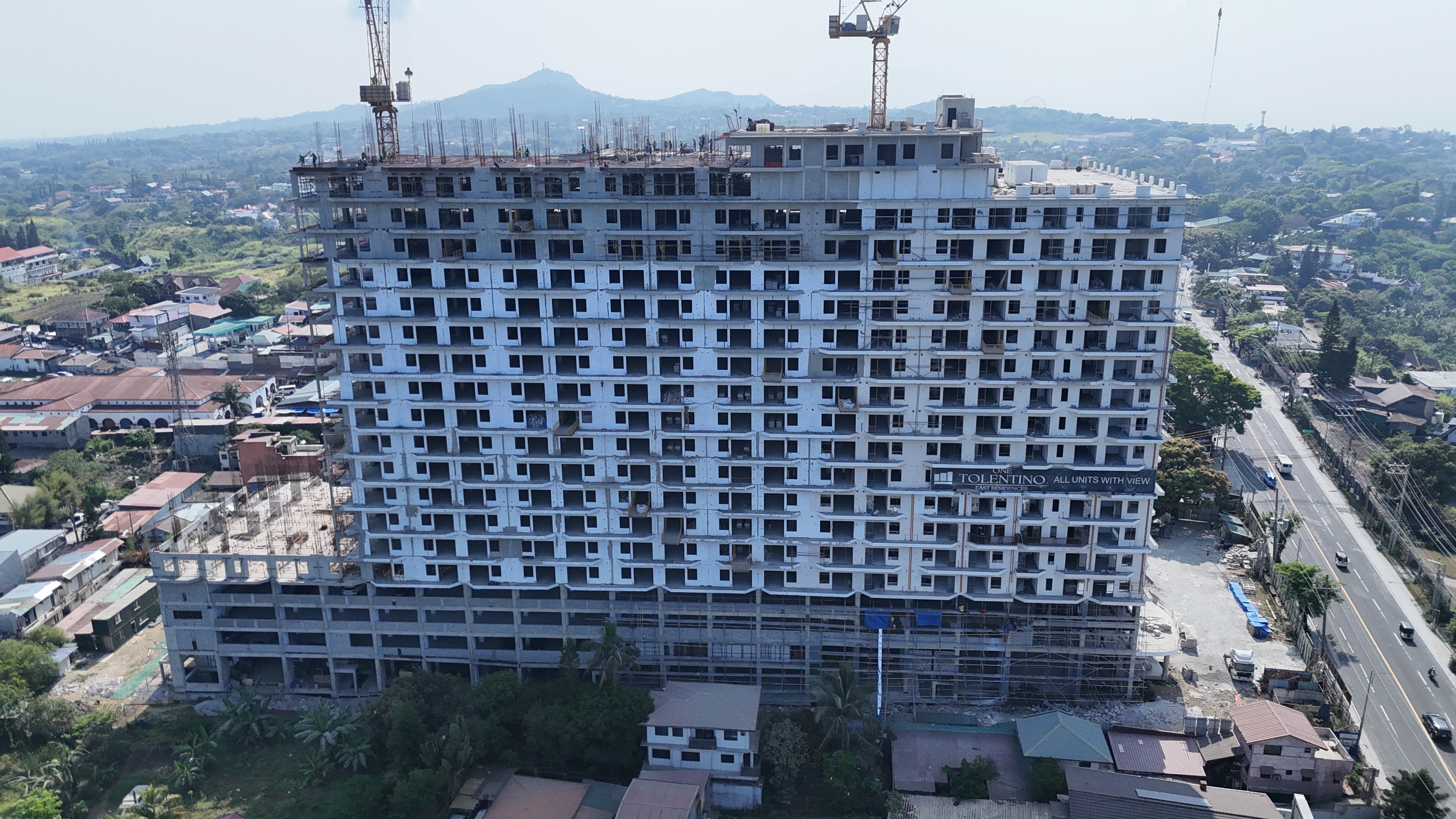 One Tolentino East Residences Site Progress for April 2026